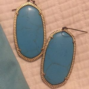 Kendra Scott Turquoise Danielle earrings